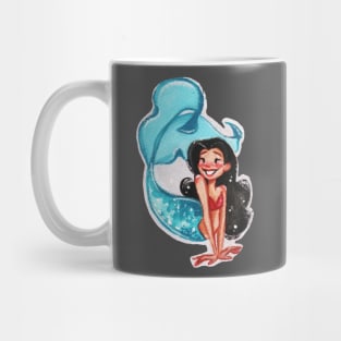 Raven Hair Mermaid Mug